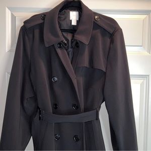 Black trench coat